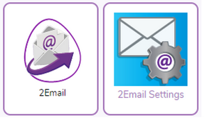 New2email Icon Plus Settings